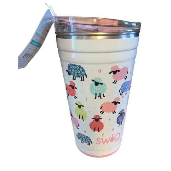 NWT Swig Life 24oz stainless steel party cup - Counting Sheep - Picture 1 of 6